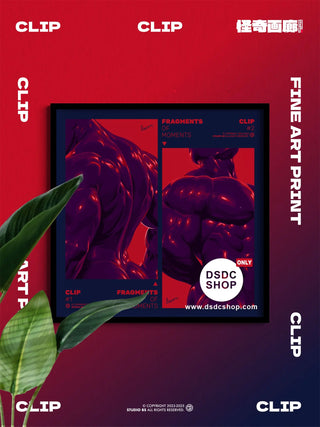 【週邊預售-獨家】CLIP-小品系列-藝術微噴掛畫-怪奇畫廊工作室-DSDC SHOP DSDC SHOP