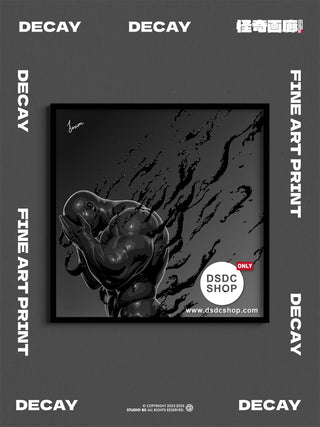 【週邊預售-獨家】DECAY-怪奇畫廊小品系列-藝術微噴掛畫-Studio BS-DSDC SHOP Studio BS