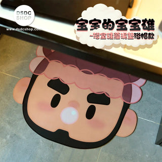 【週邊預售】浴室矽藻泥地墊 寶寶的寶寶雄-DSDC SHOP 大雄和他的朋友