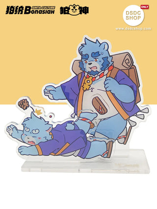 【週邊獨家預售】十泉家＆見舟家 雙插雙層立牌 七週年系列週邊 -狛納-DSDC SHOP Bonasiah