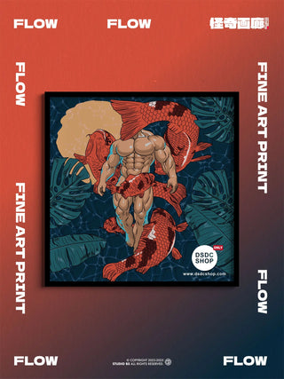 【週邊預售-獨家】FLOW-幻想系列-藝術微噴掛畫-怪奇畫廊工作室-DSDC SHOP DSDC SHOP