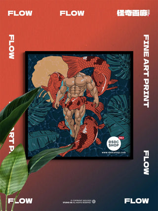 【週邊預售-獨家】FLOW-幻想系列-藝術微噴掛畫-怪奇畫廊工作室-DSDC SHOP DSDC SHOP
