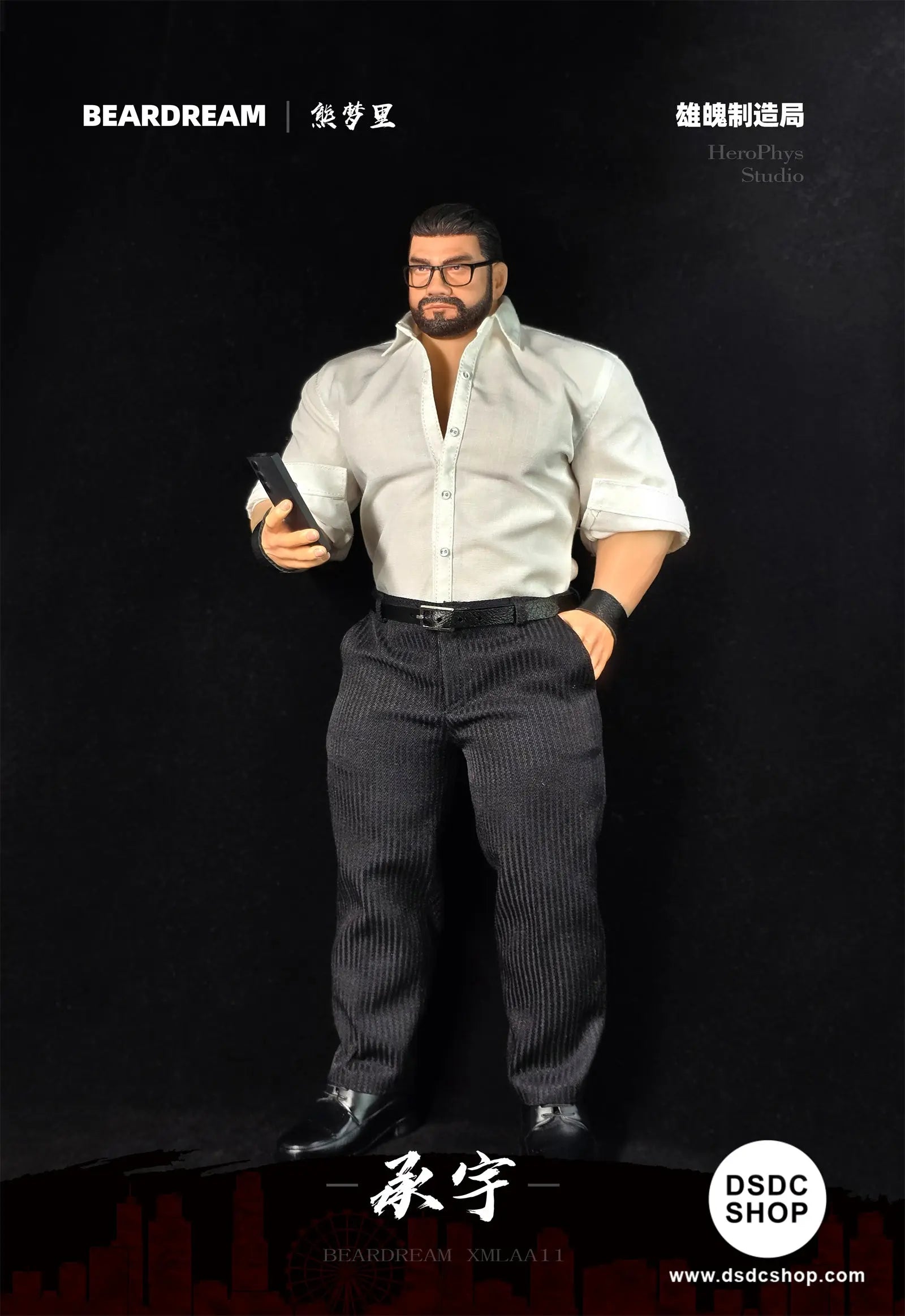 【GK預售】熊夢裡-承宇-1/6 鉑金矽膠可動人偶-雄魄工作室-DSDC SHOP HeroPhys Studio