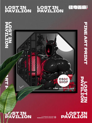 【週邊預售-獨家】LOST IN PAVITION-小品系列-藝術微噴掛畫-怪奇畫廊工作室-DSDC SHOP DSDC SHOP