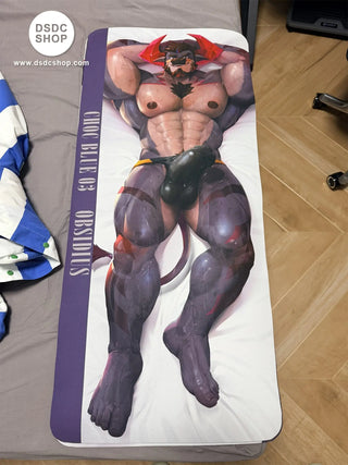 【週邊預售】【OBSIDIUS】二次元Furry地墊｜腳墊｜瑜伽墊｜浴室吸水墊-CHOC BLUE-DSDC SHOP CHOC BLUE