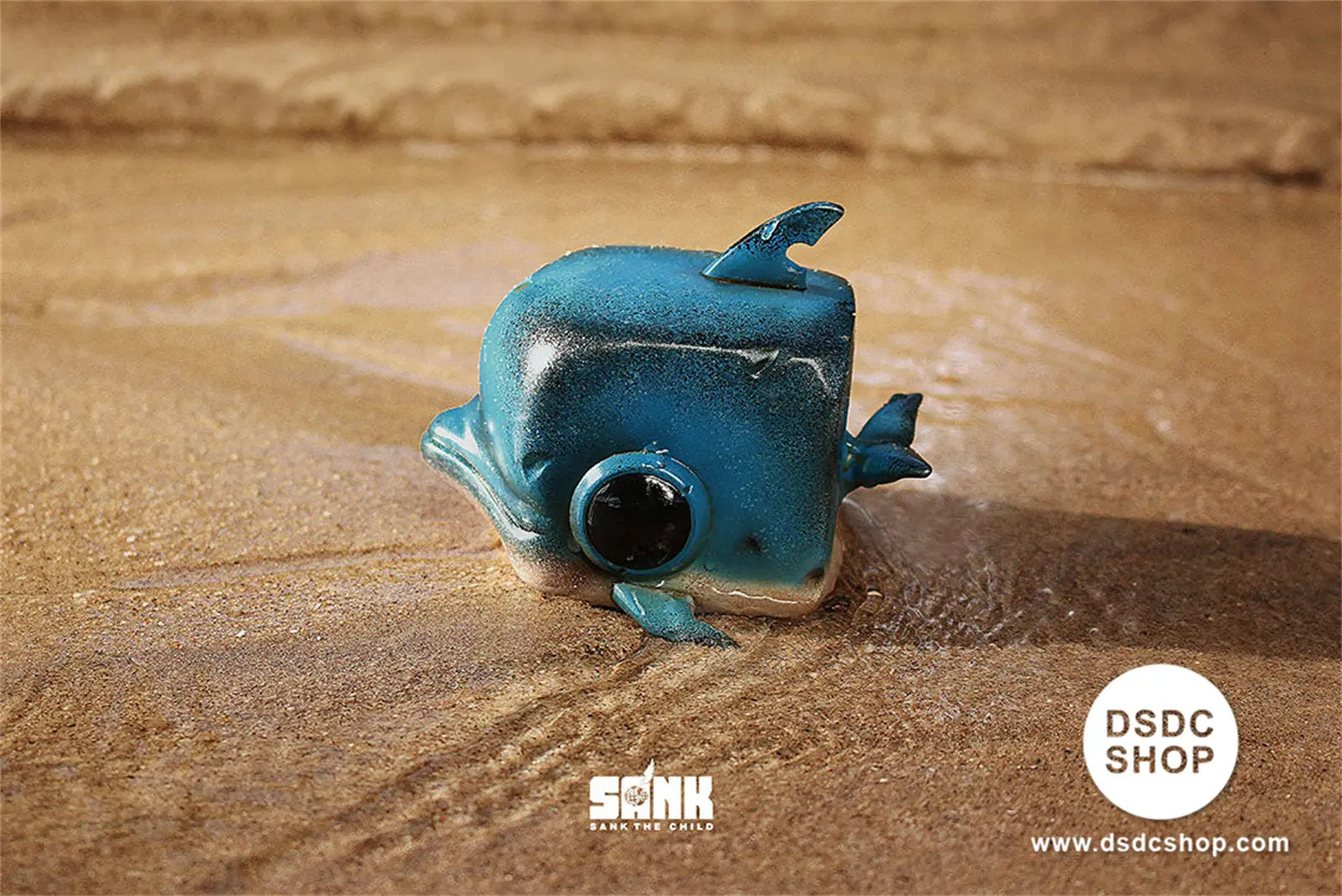 Art Spot] Sank-Cube Dolphin-Blue Ocean-Sank Toys-DSDC SHOP