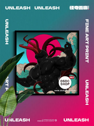 【週邊預售-獨家】UNLEASH-小品系列-藝術微噴掛畫-怪奇畫廊工作室-DSDC SHOP DSDC SHOP